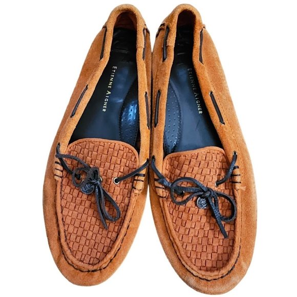 Etienne Aigner loafers Suede Tan size‎ 11M (B1609L3600) - Picture 1 of 12